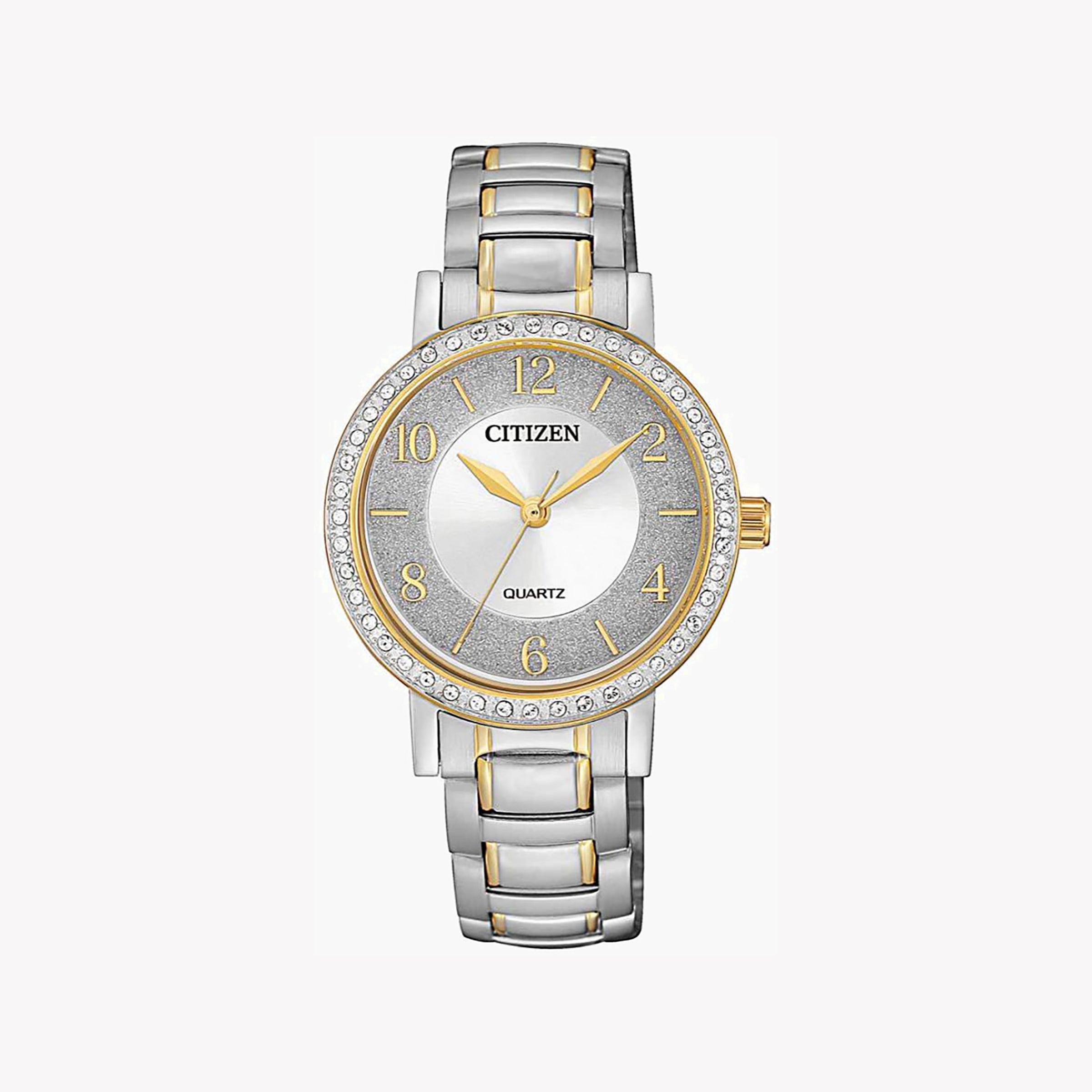 CITIZEN EL3044-54A - CHIC ELEGANCE TIMEPIECE WITH MULTI-COLORED DIAL & GOLD-BRACELET