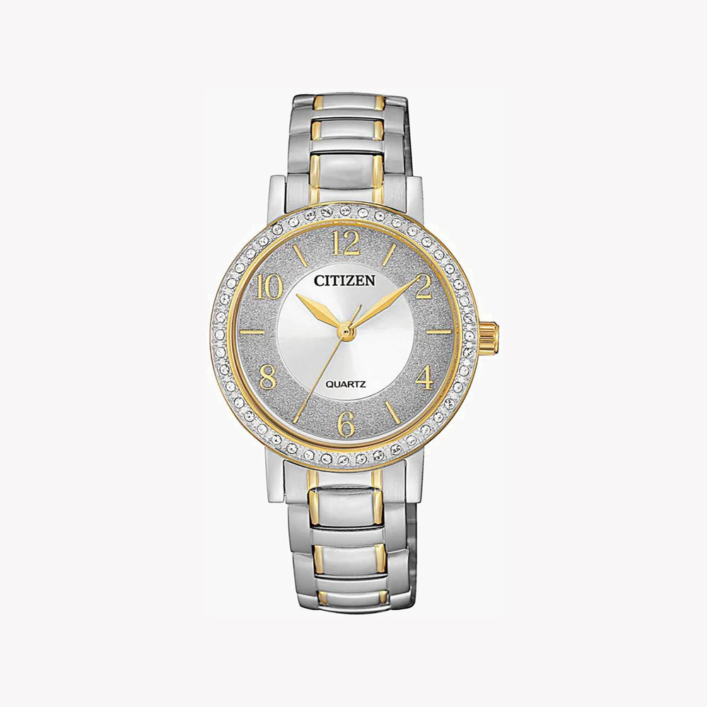 Citizen El3044-54a - Chic Elegance Timepiece With Multi-Colored Dial & Gold-Bracelet by i-watch