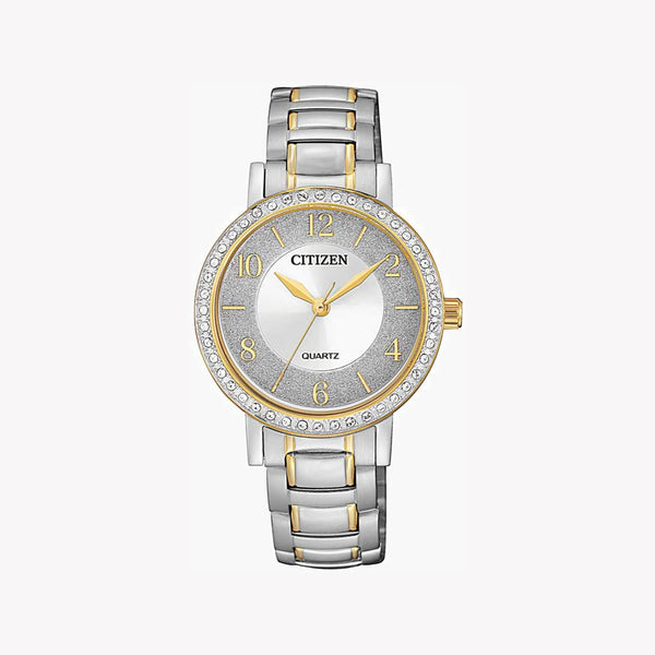 Citizen El3044-54a - Chic Elegance Timepiece With Multi-Colored Dial & Gold-Bracelet by i-watch