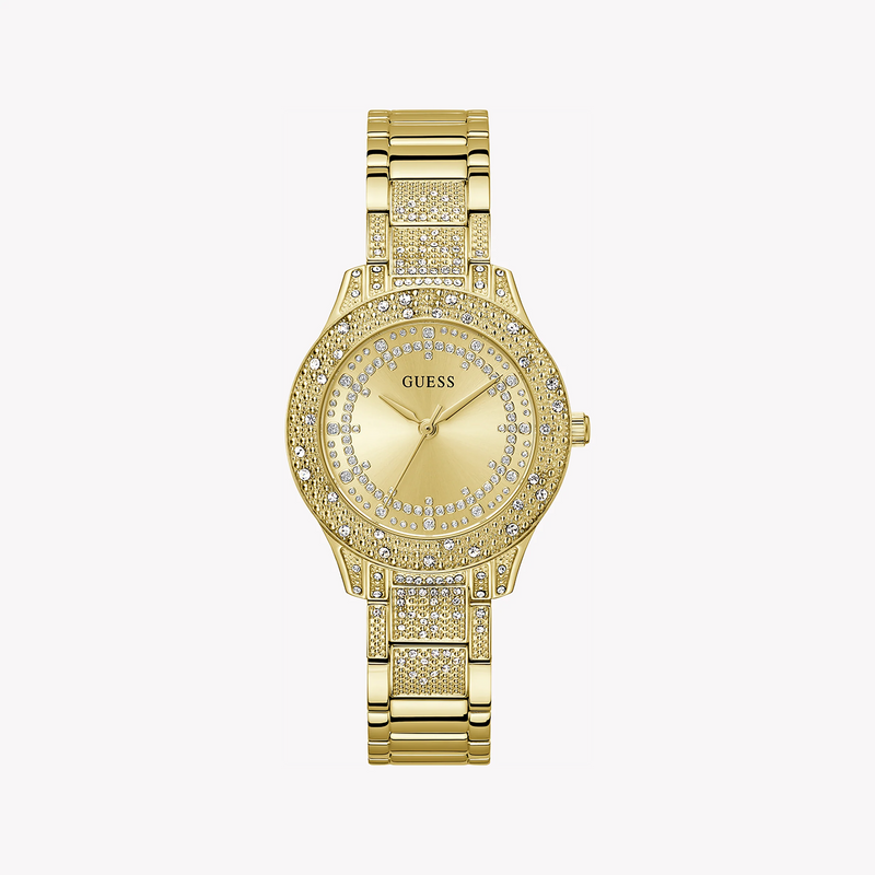 Guess Women's Gold Stainless Steel Watch, Champagne Dial | Gw0746l2 by i-watch