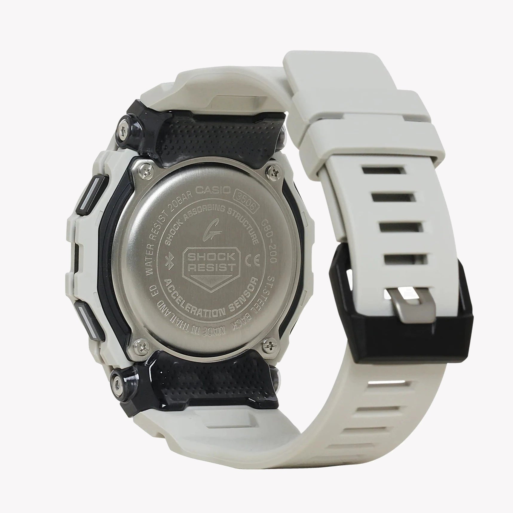 CASIO G-SHOCK GBD-200UU-9DR SPORTY ADVENTURE - MEN'S WHITE RESIN WATCH with Bluetooth & 200m Water Resistance