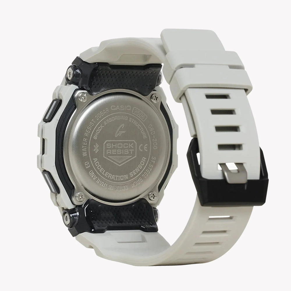 G-Shock Men's White Resin Watch, Sporty Style | Gbd-200uu-9dr by i-watch