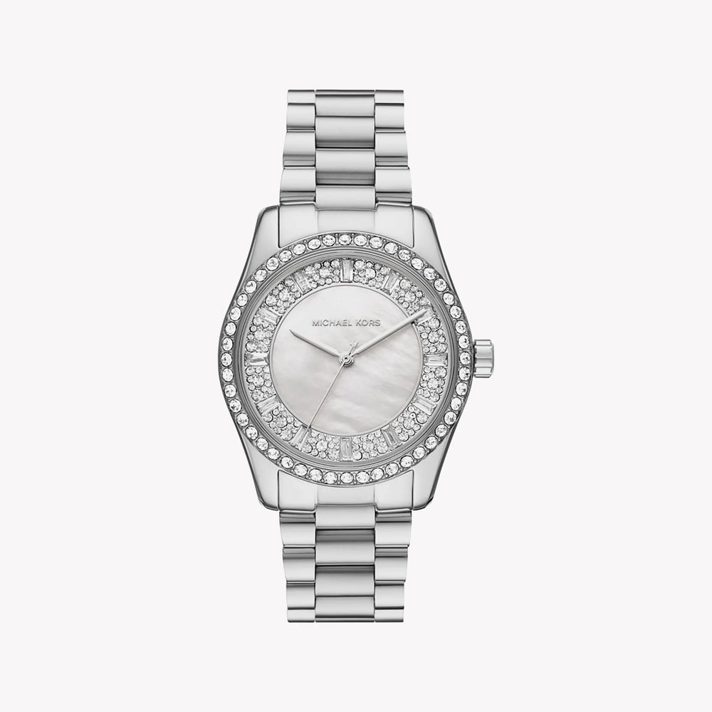 Michael Kors Women's Silver Stainless Steel Watch, Silver Dial | Mk7445 by i-watch