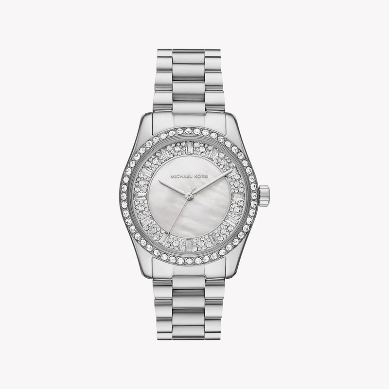Michael Kors Women's Silver Stainless Steel Watch, Silver Dial | Mk7445 by i-watch