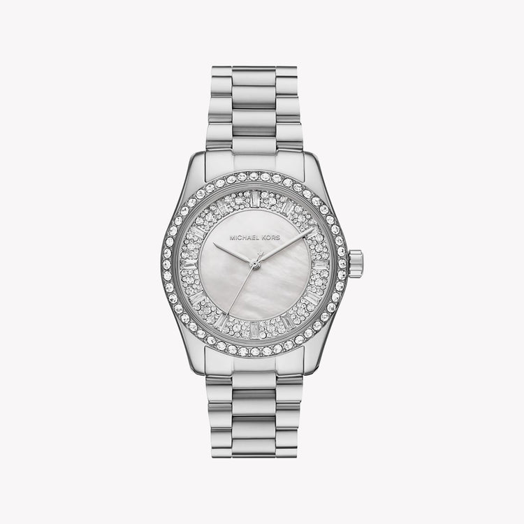 MICHAEL KORS MK7445 ELEGANT TIMEPIECE - MODERN SILVER CHARM FOR THE STYLISH WOMAN