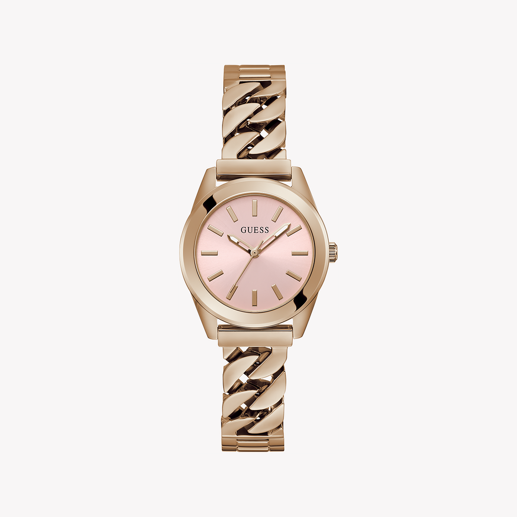 GUESS GW0653L2 - VIBRANT ROSE GOLD & PINK DIAL TIMEPIECE FOR THE MODERN WOMAN