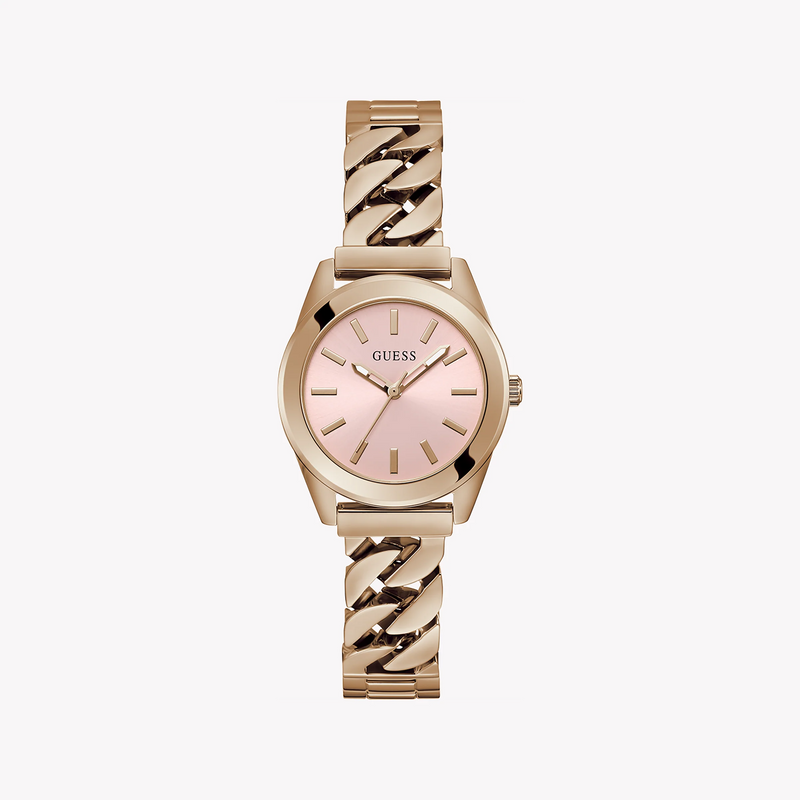 Guess Women's Rose Gold Watch, Pink Dial | Gw0653l2 by i-watch