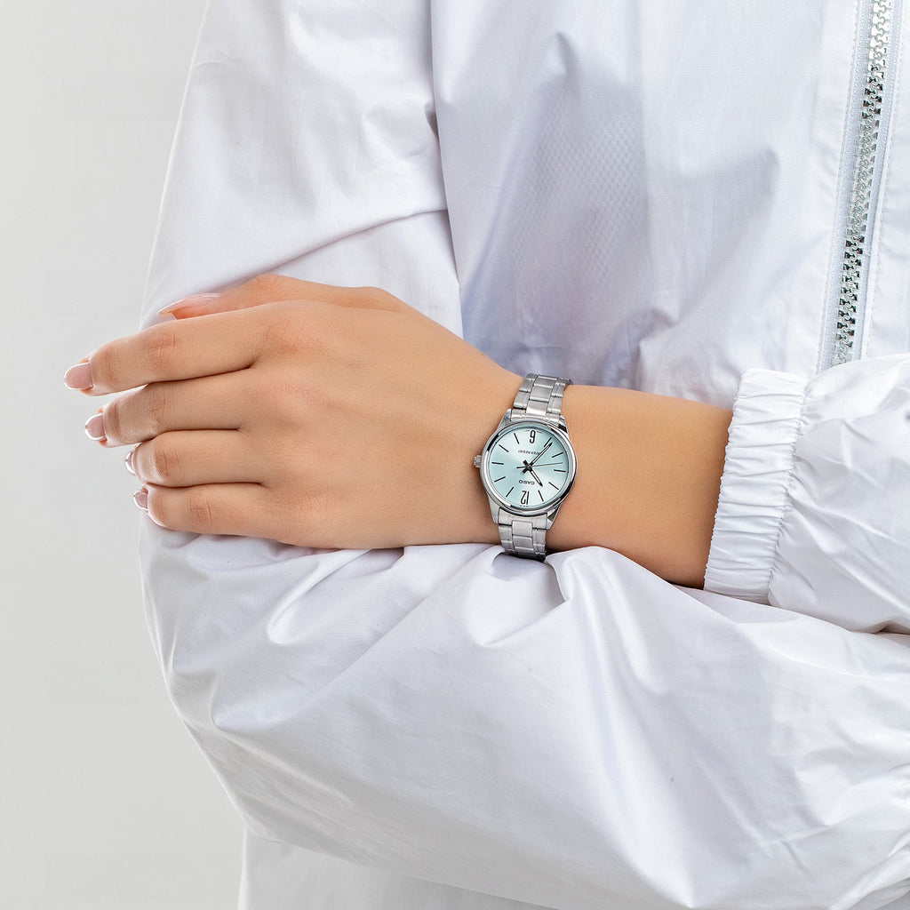 CASIO Women's Watch with Silver Stainless Steel Case and Silver Stainless Steel Band-i-Watch-2