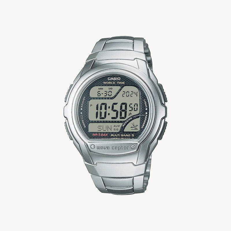 Casio Men's Silver & Resin Watch, Stainless Steel | Wv-58rd-1aef by i-watch