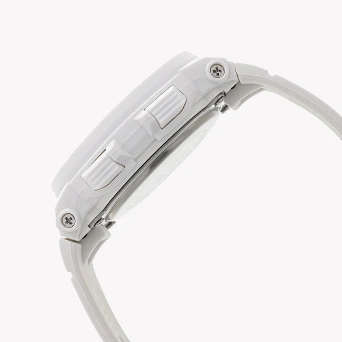 Baby-G Bga-250-7a2dr - Summer Escapade - Chic Sporty Women's Watch In White Resin With Neon Display by i-watch