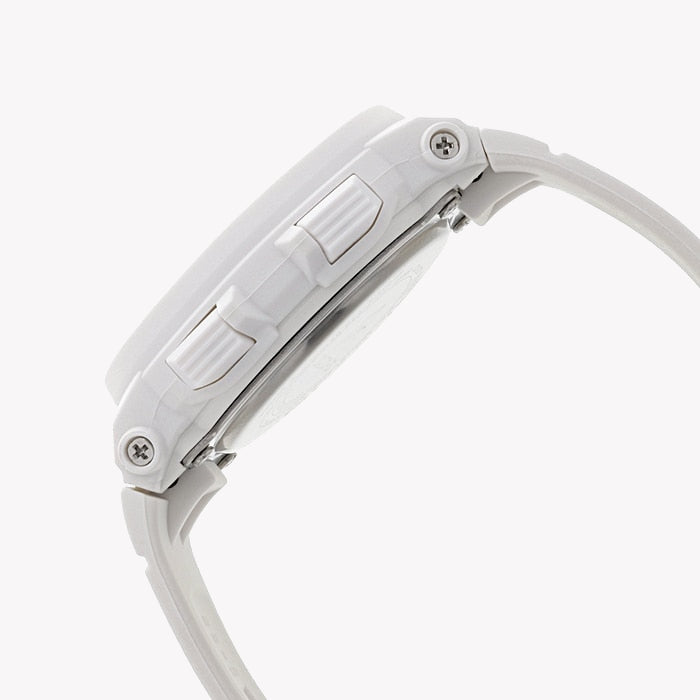BABY-G BGA-250-7A2DR - SUMMER ESCAPADE - Chic Sporty Women's Watch in White Resin with Neon Display-i-Watch-4