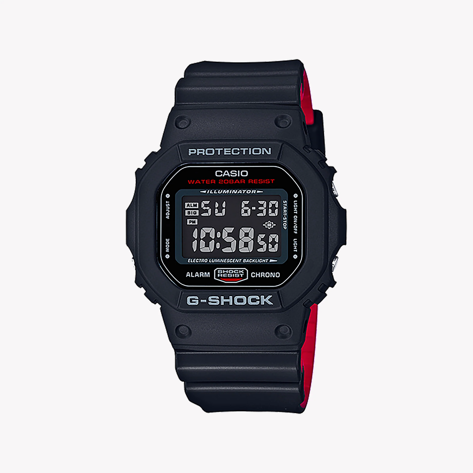 G-Shock Men's Black Resin Watch, Shock & Water Resistant | Dw-5600hr-1dr by i-watch