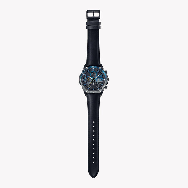 Casio Men's Stainless Steel Watch, Black Leather | Eqs-940nl-1avuef by i-watch