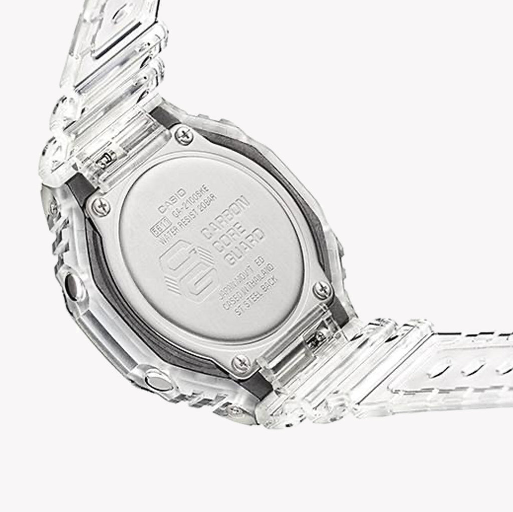 CASIO G-SHOCK GA-2100SKE-7ADR OAK - SPORTY ELEGANCE MEN'S WATCH with Sleek White Resin Design-i-Watch-5