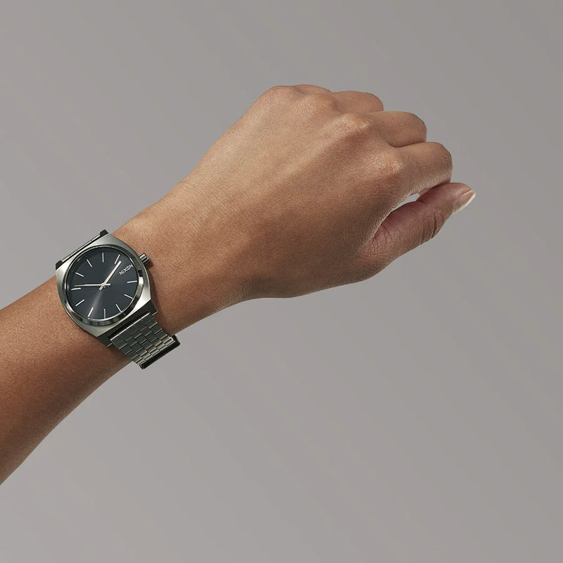 NIXON A045-5084 MODERN EDGE - STYLISH STAINLESS STEEL MEN'S WATCH WITH BLACK DIAL-i-Watch-2