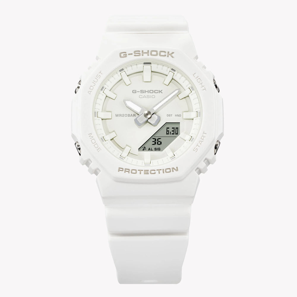 Casio G-Shock Gma-P2100-7adr - Elegant Adventurer Women's Watch With White Resin BAnd and Sleek Design by i-watch