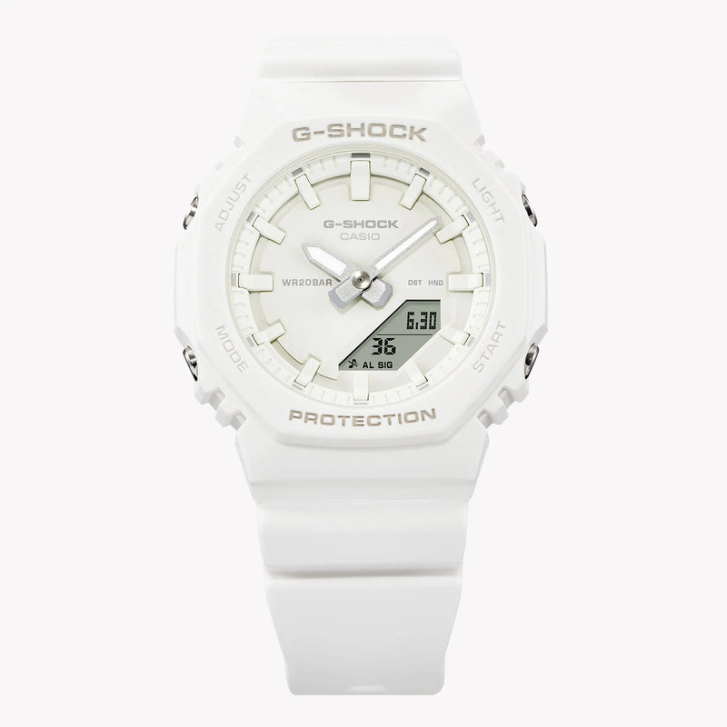 Casio G-Shock Gma-P2100-7adr - Elegant Adventurer Women's Watch With White Resin BAnd and Sleek Design by i-watch