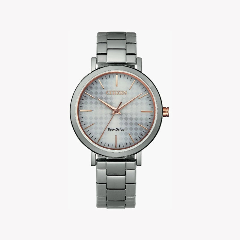 Citizen Em0766-50a Chic Precision - Elegant Eco-Drive Women's Watch With Sleek Silver Design & Water Resistance by i-watch