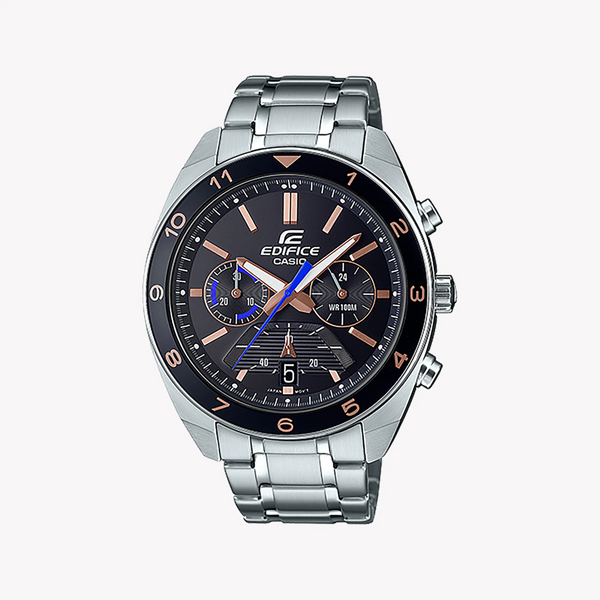 Casio Edifice Efv-590d-1avudf - Bold Adventures Men's Watch With Stylish Black Dial by i-watch