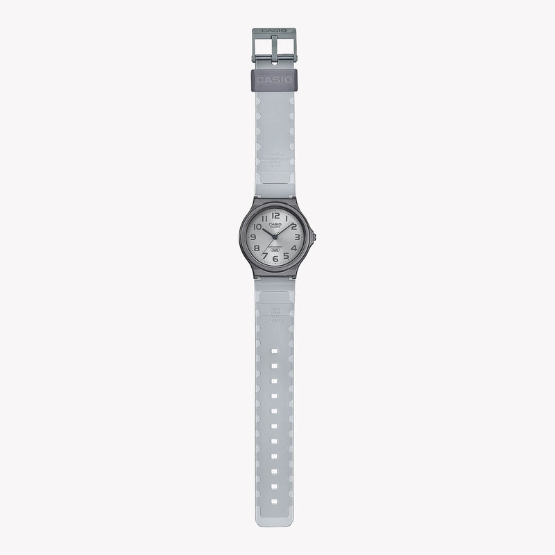 Casio Men's Gray Resin Watch, White Dial | Mq-24s-8bdf by i-watch