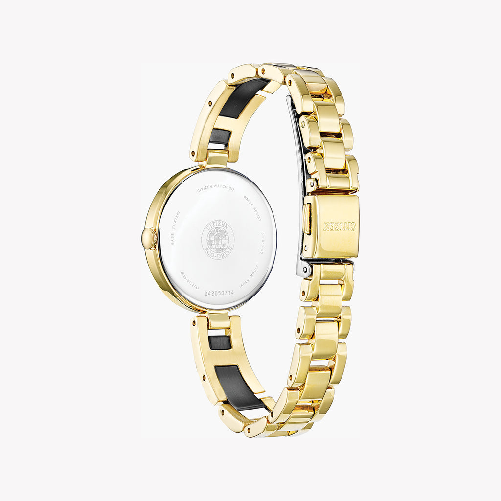 CITIZEN EX1539-57E RADIANT SOPHISTICATION - ELEGANT BLACK & GOLD WOMEN'S WATCH-i-Watch-2