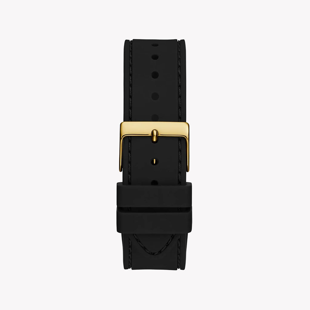 GUESS GW0439L2 - CHIC SOPHISTICATION WOMEN'S WATCH WITH GOLD DIAL & BLACK RUBBER BAND-i-Watch-3
