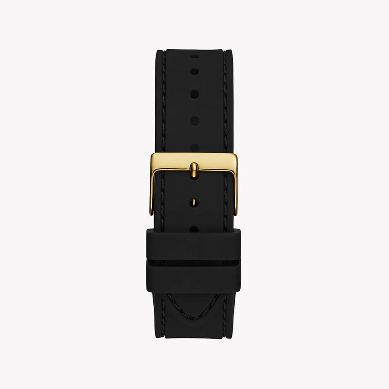 Guess Women's Gold Rubber Watch, Black Band | Gw0439l2 by i-watch