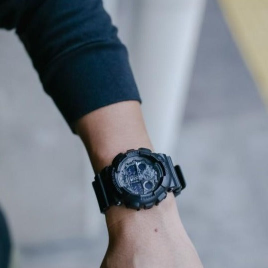 CASIO G-SHOCK GA-100CF-1A9 - BOLD BLACK FUSION OF STYLE & RESILIENCE Men's Watch-i-Watch-2