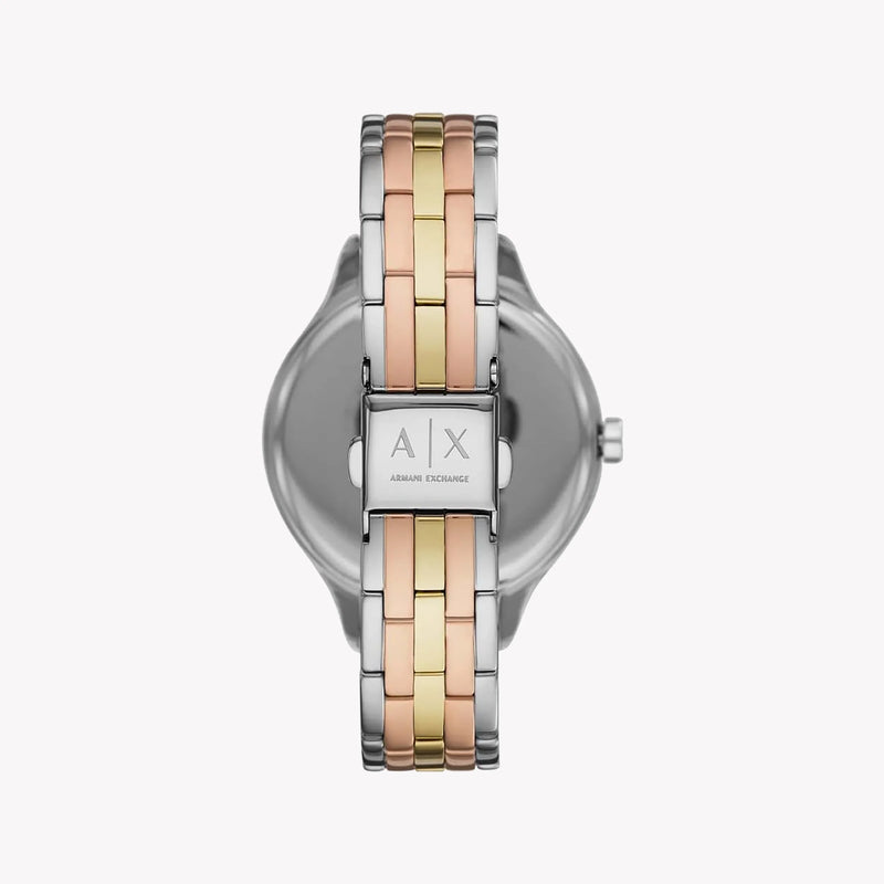 A|X Armani Exchange Women's Silver/Gold Watch, Silver Dial | Ax5615 by i-watch