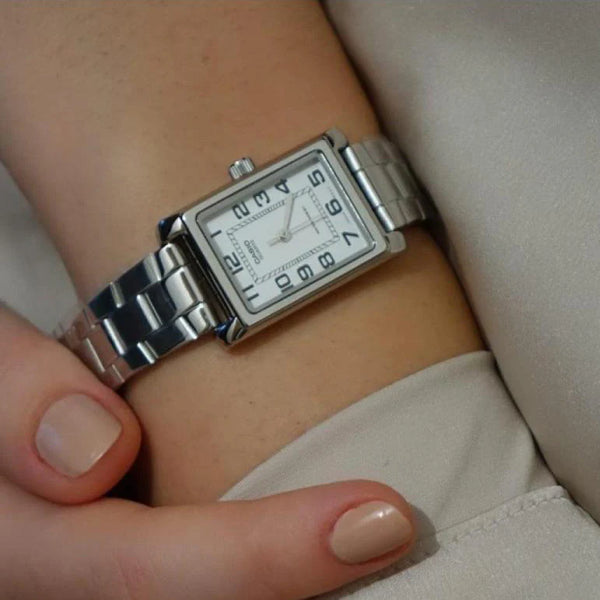Refined Elegance Women's Silver Stainless Steel Watch | Ltp-1234pd-7be by i-watch