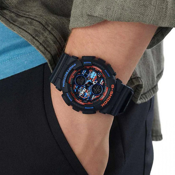 Ga-140ct-1adr G-Shock - Dark Blue Rugged Elegance For Active Men by i-watch