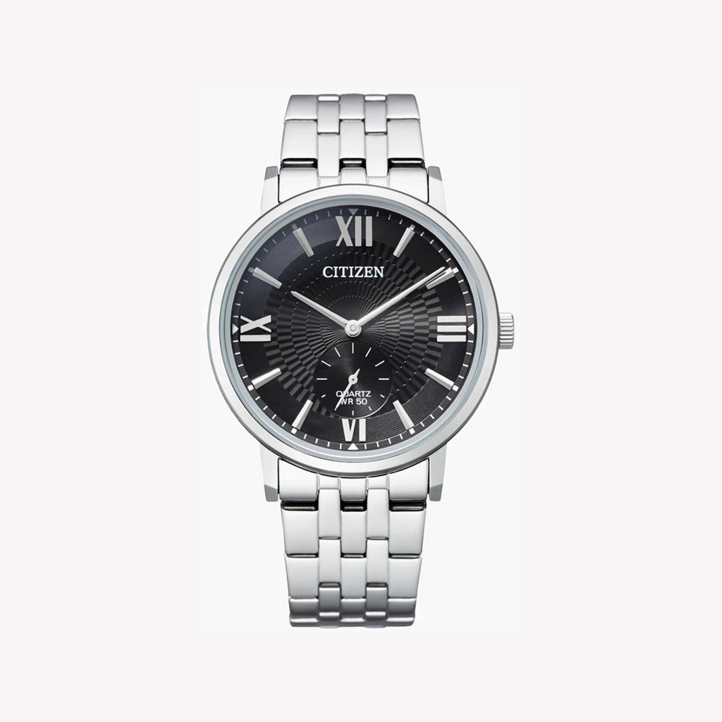 CITIZEN BE9170-72E - ELEGANT TIMEPIECE - MEN'S STAINLESS STEEL WATCH WITH BLACK DIAL