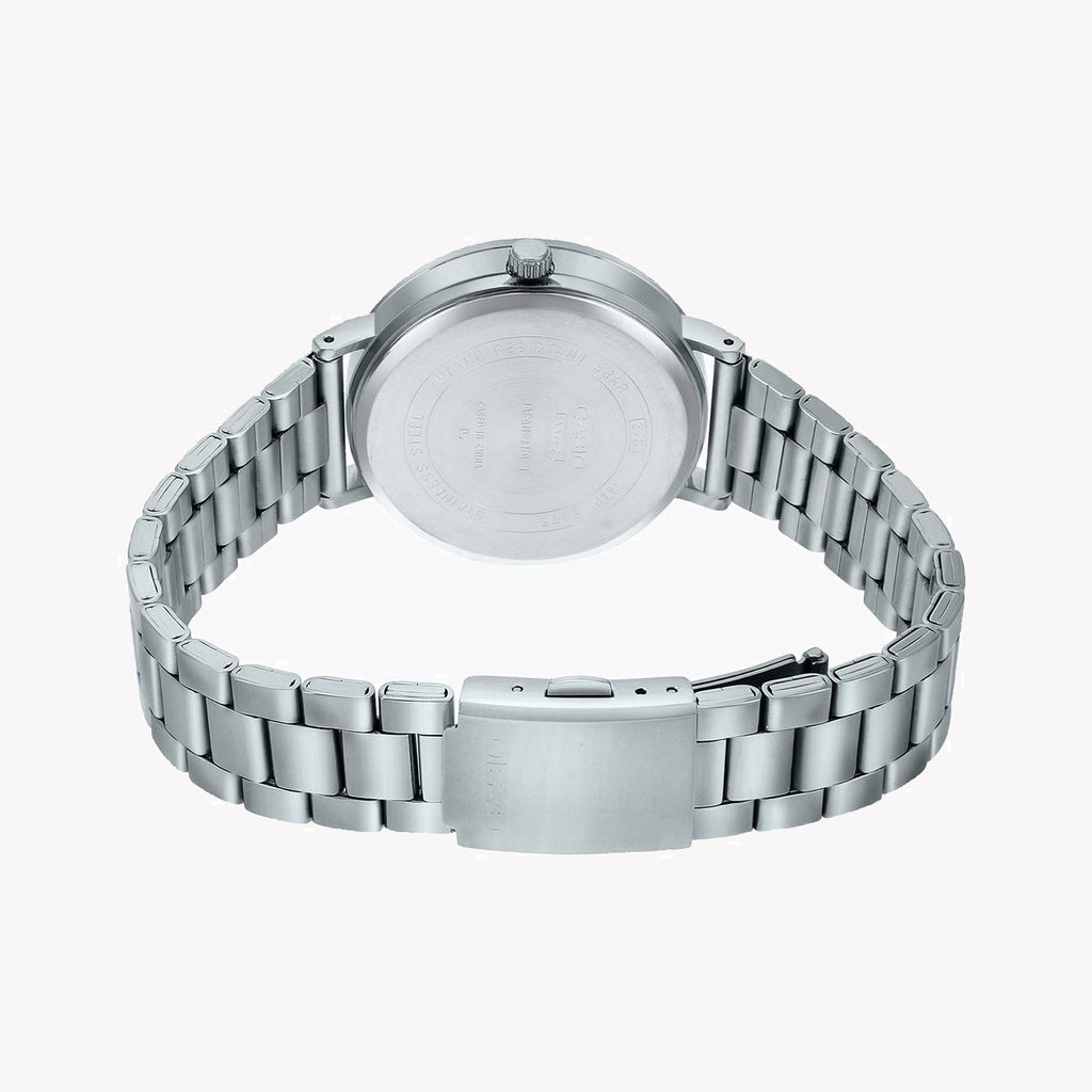 CASIO MTP-E175D-1EVDF - SPORTY ELEGANCE MEN'S WATCH WITH STAINLESS STEEL BAND & BLACK DIAL-i-Watch-2