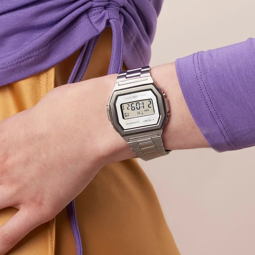 CASIO A1000D-7EF - TIMELESS ELEGANCE UNISEX WATCH WITH STAINLESS STEEL BRACELET & MOTHER-OF-PEARL DIAL-i-Watch-6