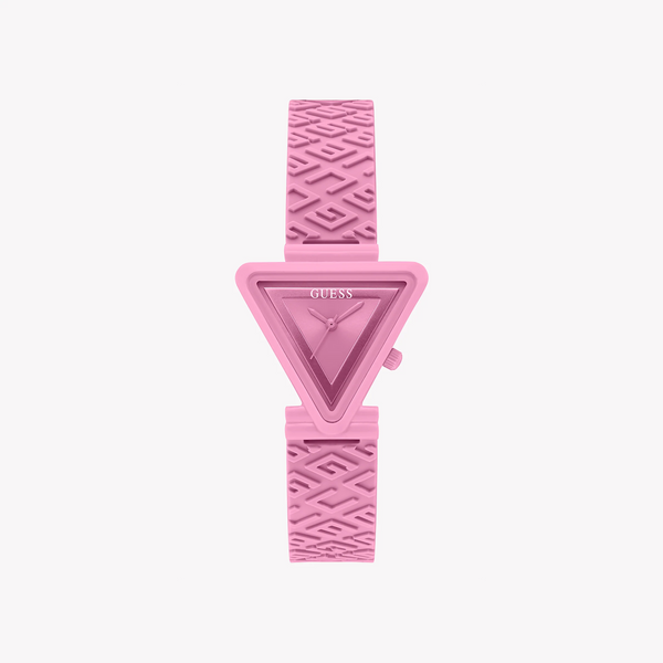 Guess Women's Pink Silicon Watch, Pink Dial | Gw0543l2 by i-watch