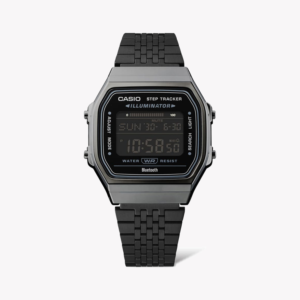 CASIO ABL-100WEGG-1BEF - BOLD FUSION OF STYLE & FUNCTIONALITY, BLACK METAL BAND WATCH-i-Watch-3