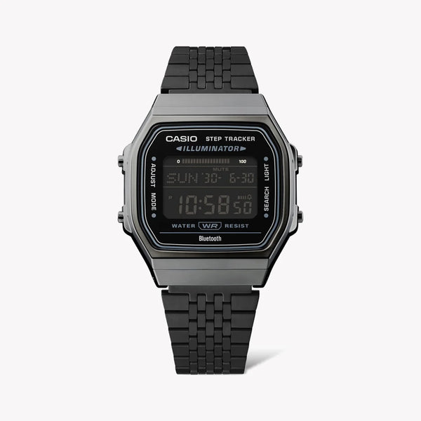 Casio Men's Black Resin Watch, Metal Band | Abl-100wegg-1bef by i-watch