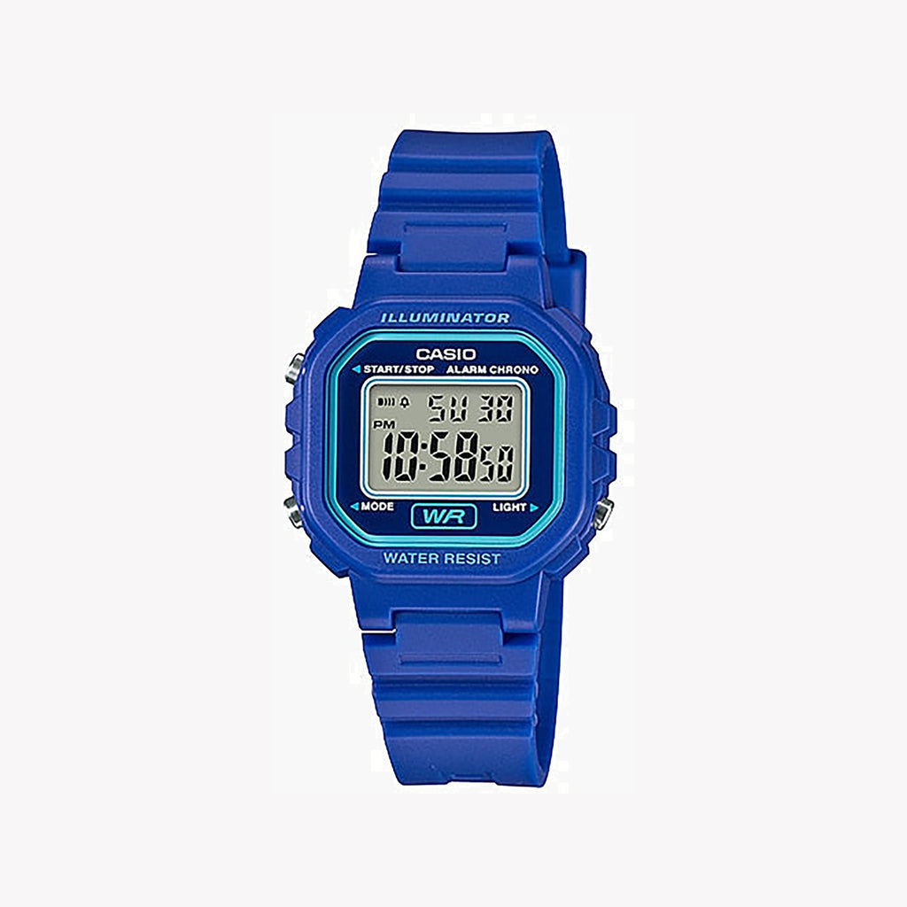 CASIO Women's Watch with Blue Resin Case and Blue Resin Band-i-Watch-3