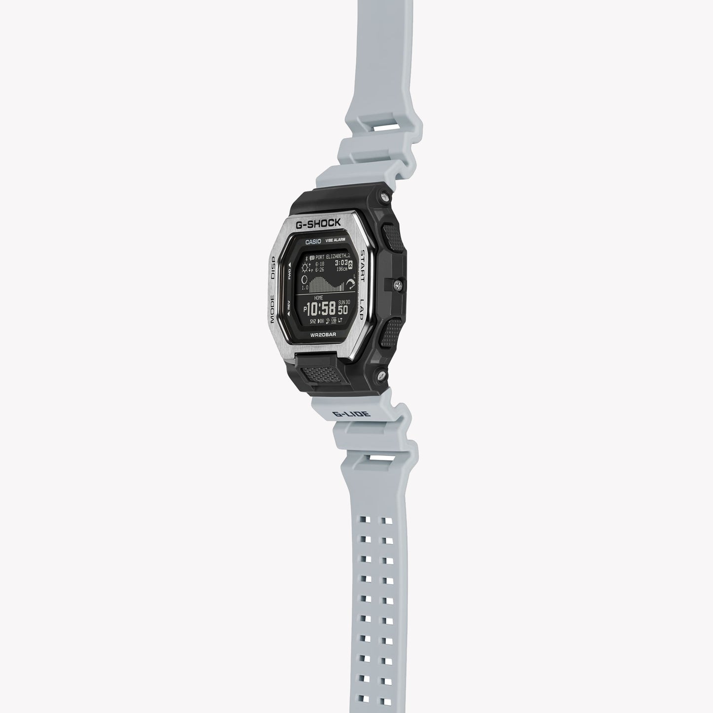 CASIO G-SHOCK GBX-100TT-8 G-LIDE GRAY - Surf Tide Graph Unisex Watch