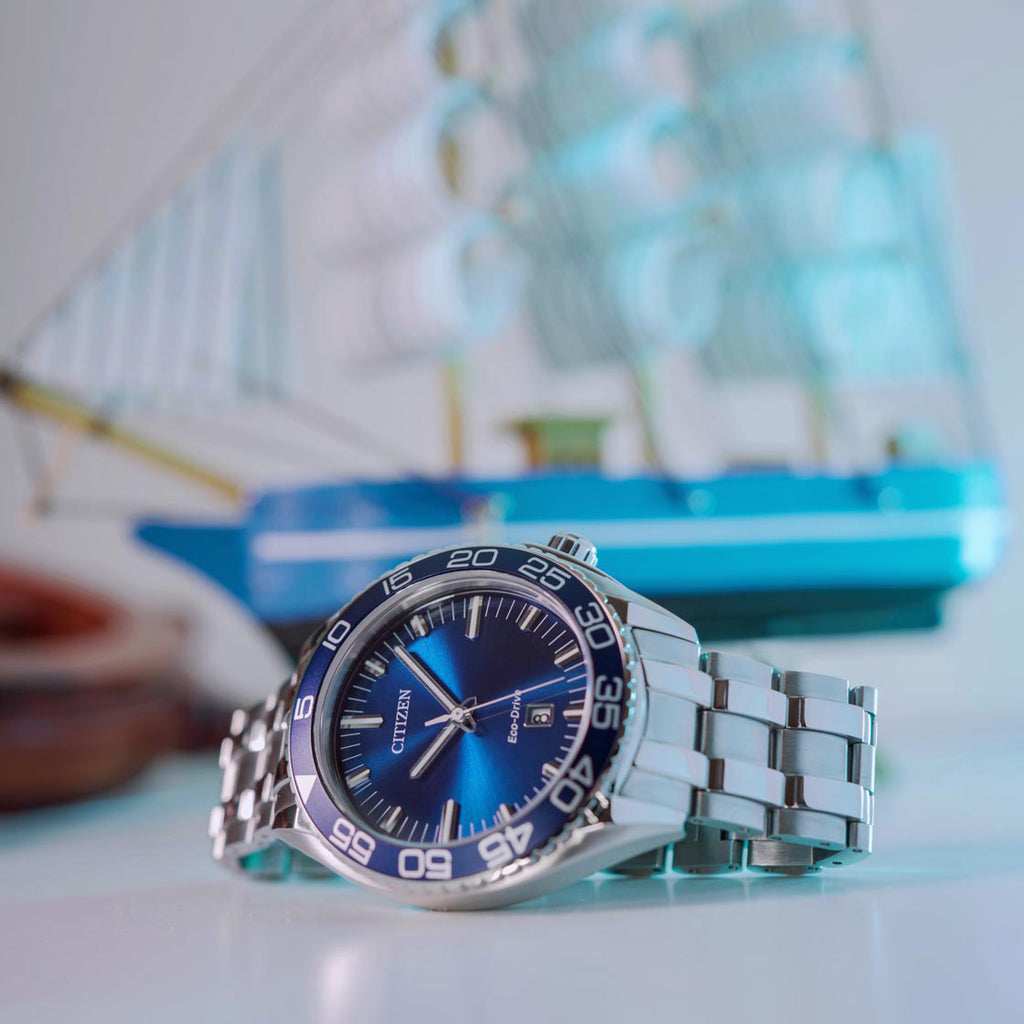 CITIZEN AW1770-53L BOLD INNOVATION - STUNNING BLUE STAINLESS STEEL MEN'S WATCH-i-Watch-5