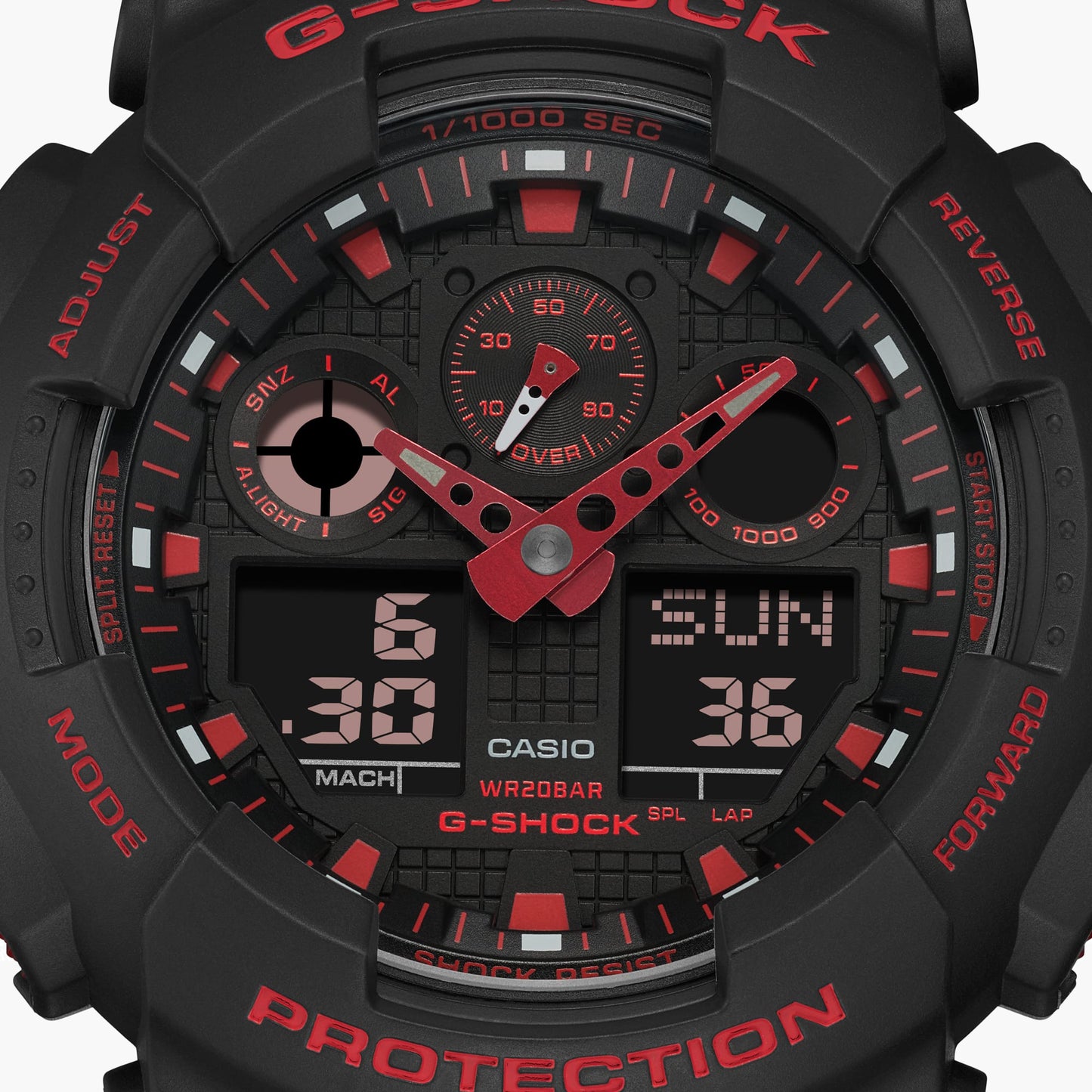 G-SHOCK GA-100BNR-1ADR Men's Watch