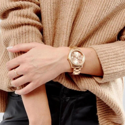 Fossil Women's Rose Gold Watch, Stainless Steel