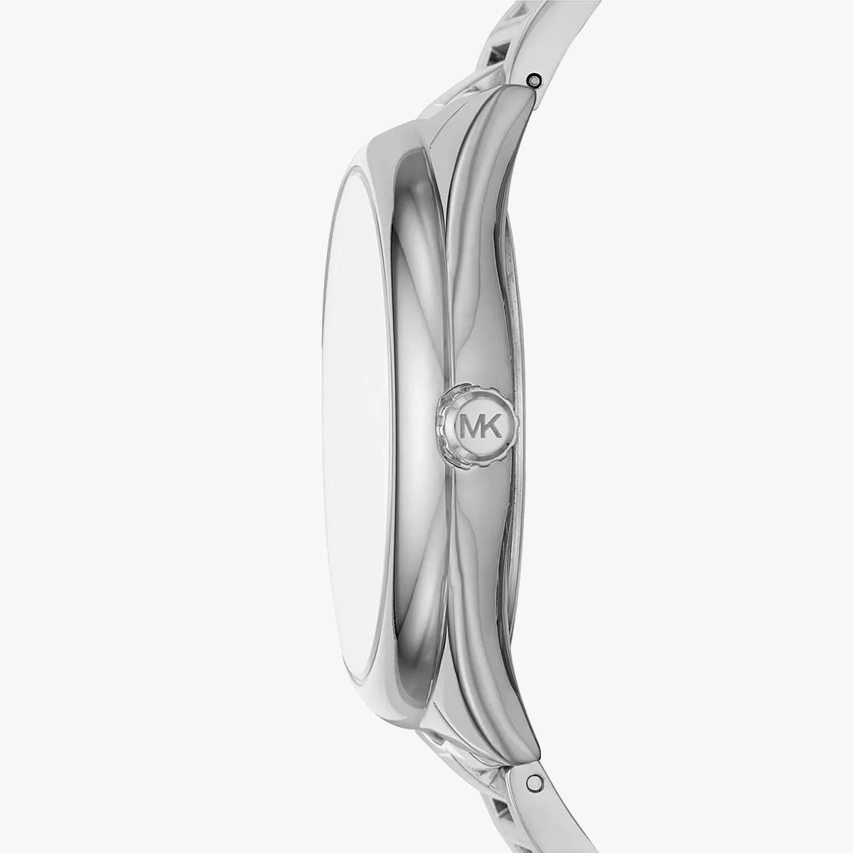 Michael Kors Men's Silver Stainless Steel Watch, Silver Dial