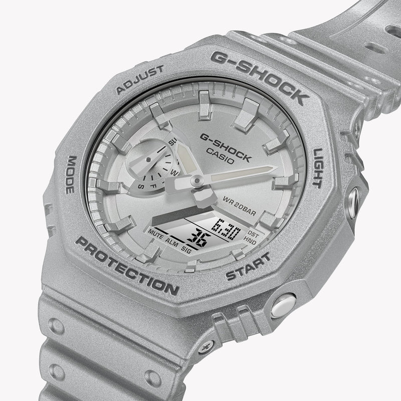 Casio G-Shock Men's Silver Carbon/Resin Watch | Ga-2100ff-8aer by i-watch