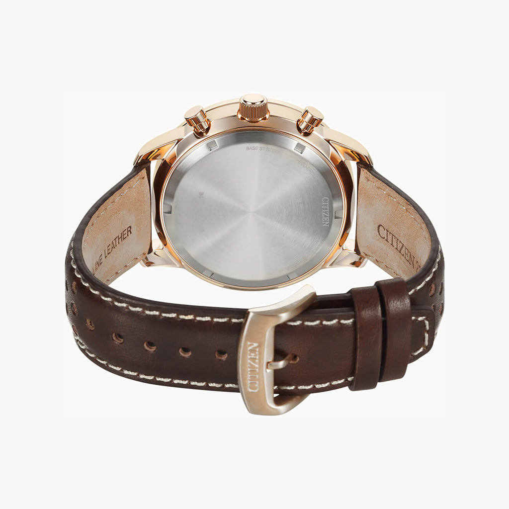 CITIZEN CA4503-18L - MODERN ELEGANCE: GOLD STAINLESS STEEL MEN'S WATCH WITH BLUE DIAL-i-Watch-3