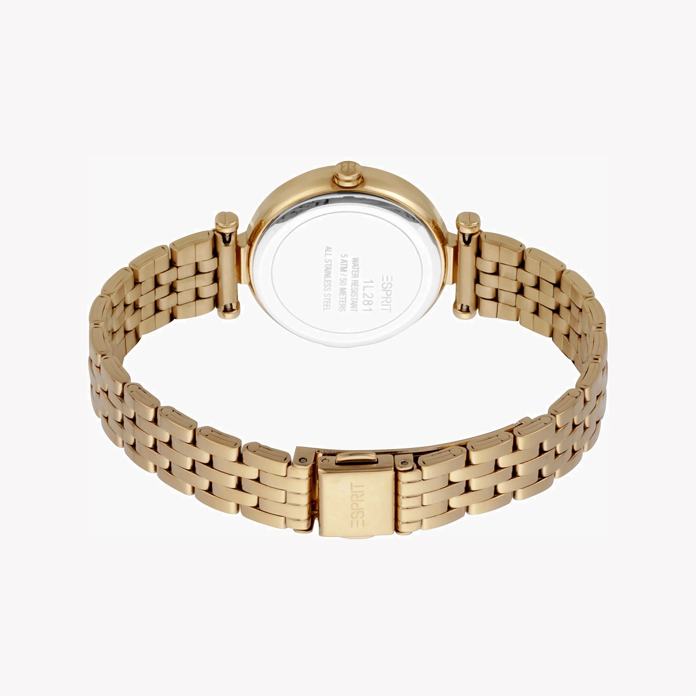 ESPRIT Women's Watch with Gold Stainless Steel Case and Gold Stainless Steel Band-i-Watch-4