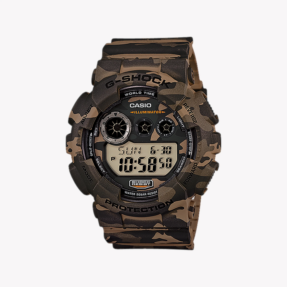Casio G-Shock Gd-120cm-5d Rugged Elegance - Men's Adventure Timepiece In Brown Resin by i-watch