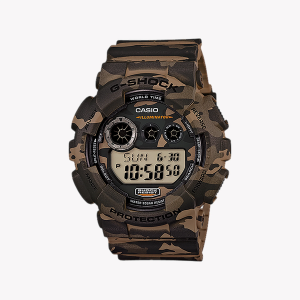 Casio G-Shock Gd-120cm-5d Rugged Elegance - Men's Adventure Timepiece In Brown Resin by i-watch