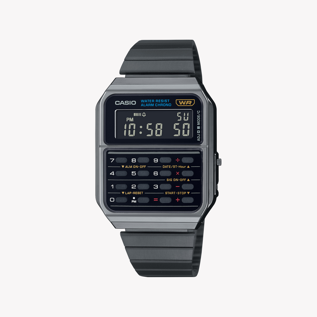 CASIO CA-500WEGG-1BDF SPORTY CHARM - RETRO DIGITAL WATCH WITH CALCULATOR & ALARM