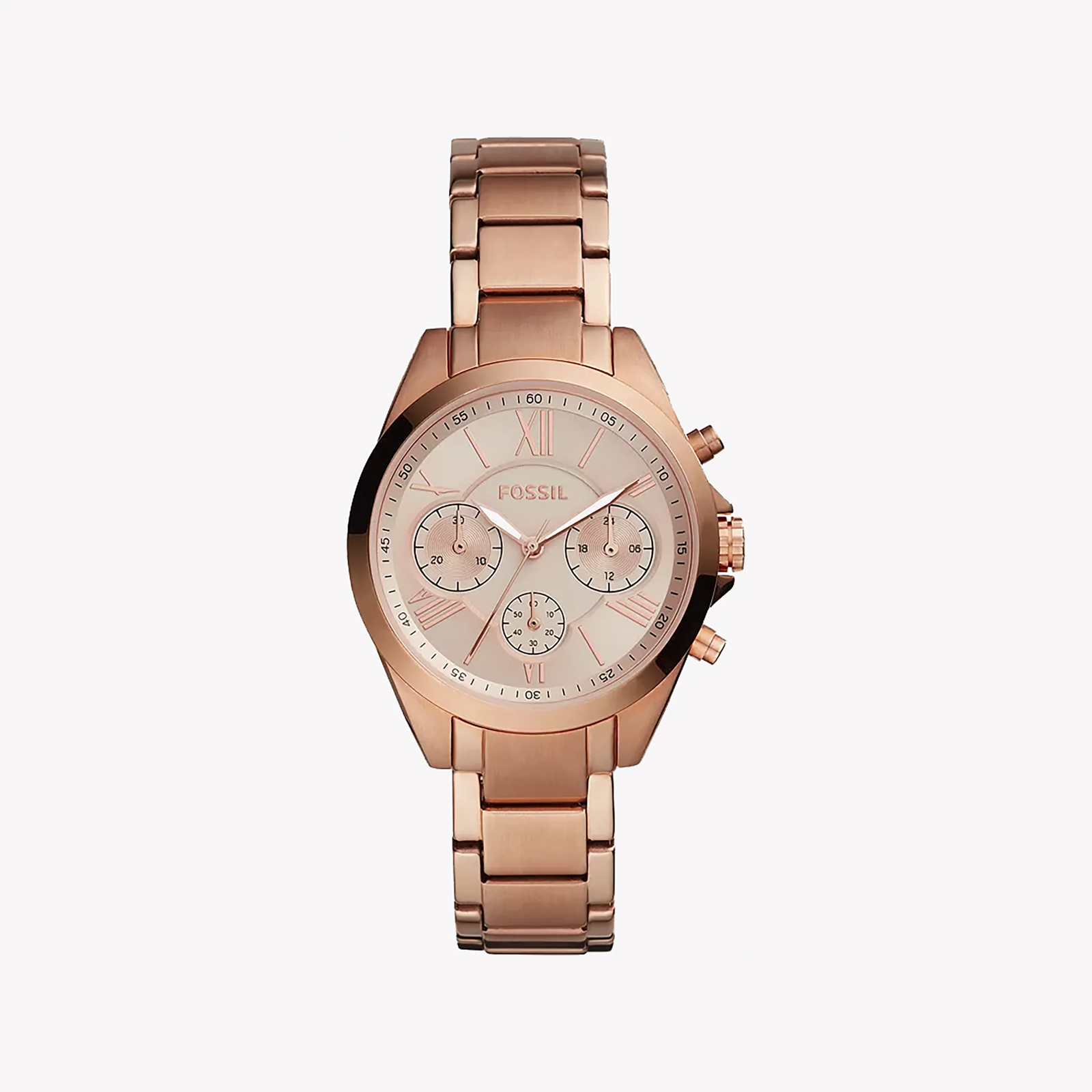 Fossil Lady's Rose Gold Watch, Stainless Steel | Bq3036 by i-watch
